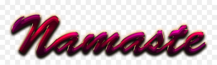 Namaste Png Photo - Calligraphy, Transparent Png - namaste hands png