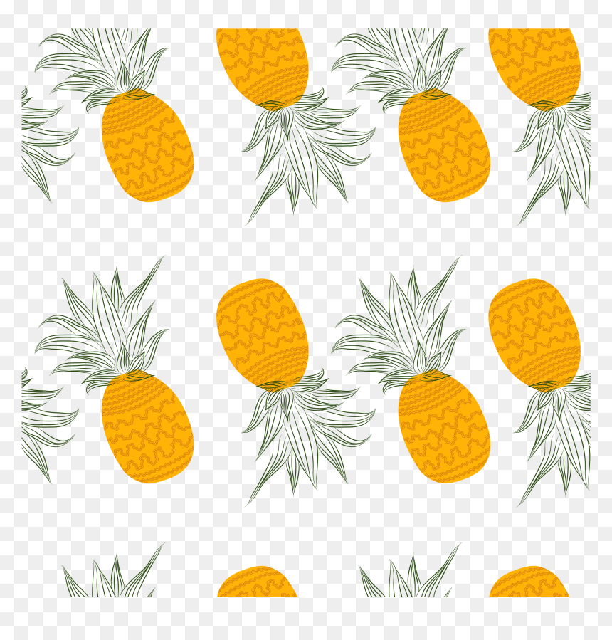 Picture Black And White Juice Fruit Background Transprent - Clipart Transparent Pineapple Background Transparent, HD Png Download - fruits background png