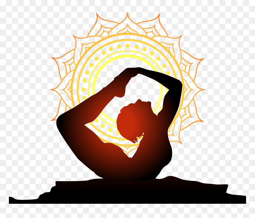 Sun Clipart Yoga - Yoga Logo Png, Transparent Png - sun clipart for kids png