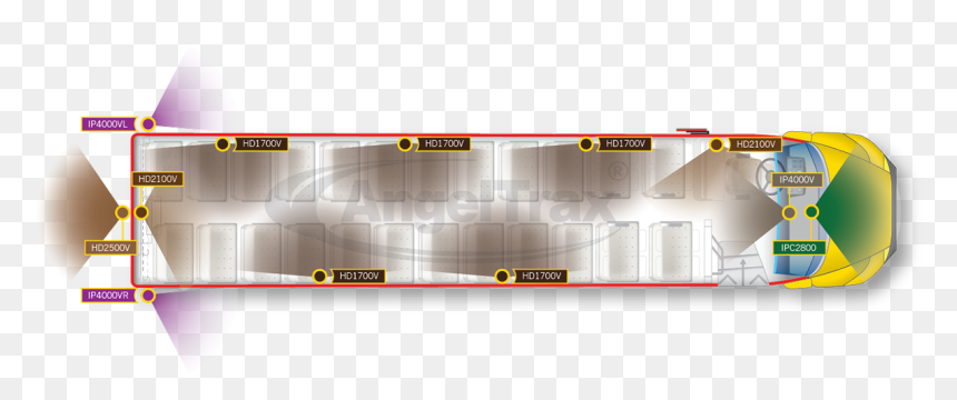 Architecture, HD Png Download - bus top view png