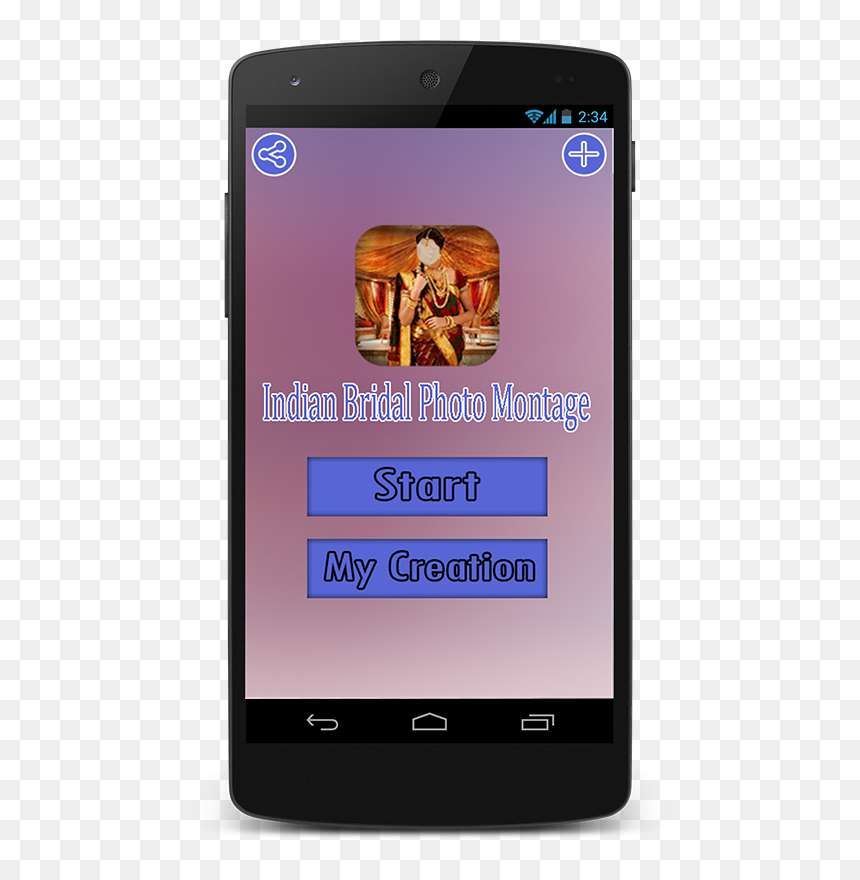 Add To Homescreen, HD Png Download - indian bridal png