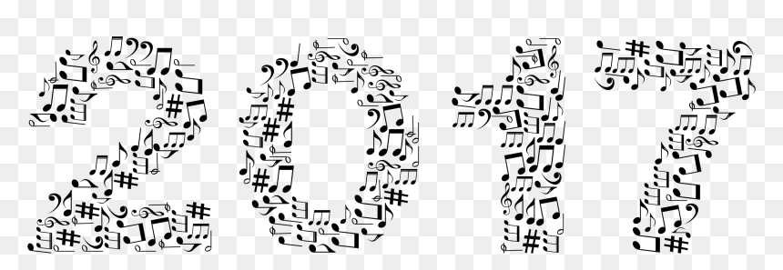 Transparent Black Music Notes Png - Music Typography Png, Png Download - colourful music notes png