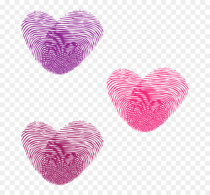 Thumb Print Art Heart, HD Png Download - wedding love quotes png
