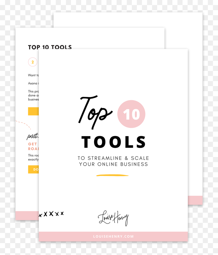 Top 10 Tools For Online Business Louise Henry, HD Png Download - png format business images