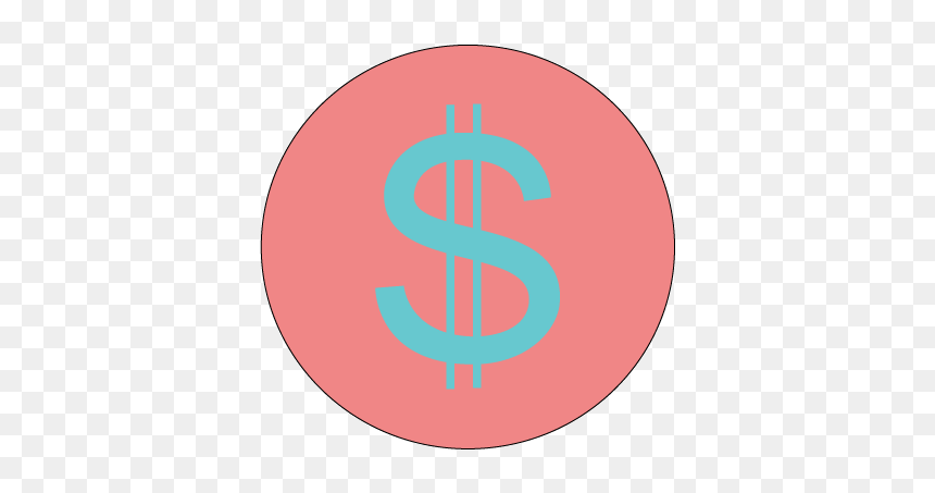 Money Icon - Circle, HD Png Download - blood drop icon png