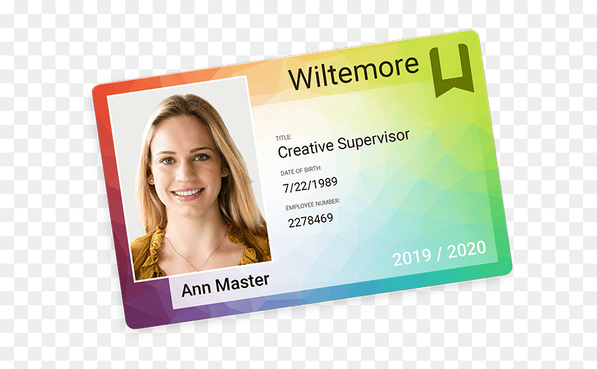 Cardsonline Id Card - Design Of Identity Card, HD Png Download - card design png