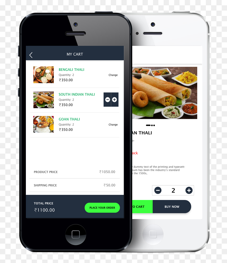 Iphone 5, HD Png Download - non veg thali png