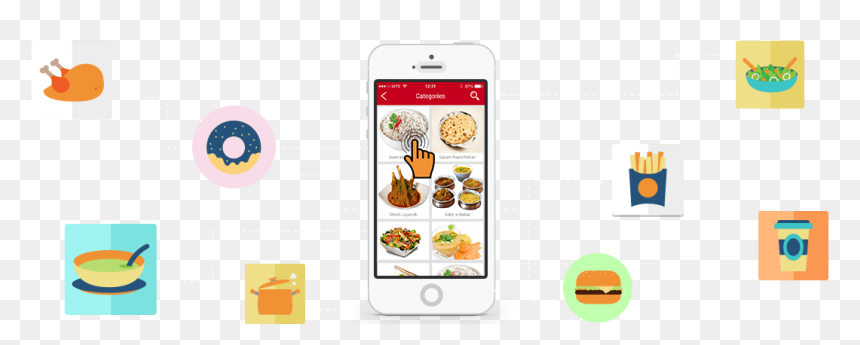 Food App Mobile Png , Png Download - Food App Mobile Png, Transparent Png - mobile png hd