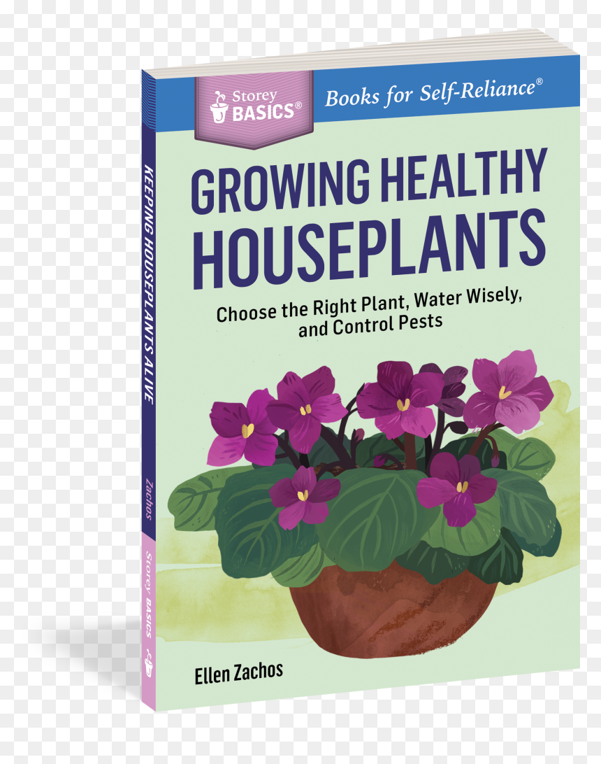 Cover - Growing Healthy Houseplants Book, HD Png Download - indoor plants top view png