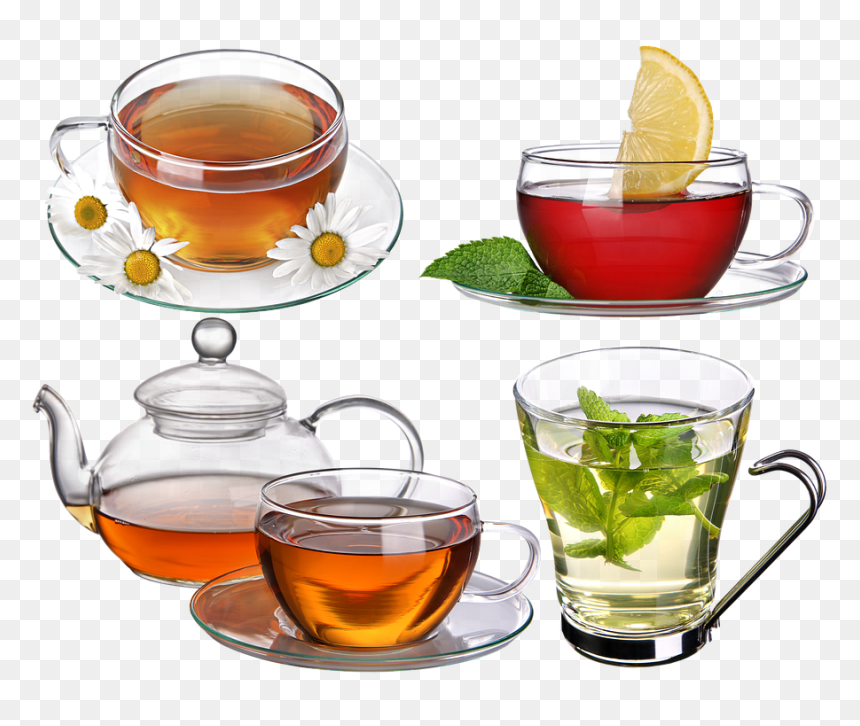 Chá Para Baixar Colesterol, HD Png Download - tea glass png