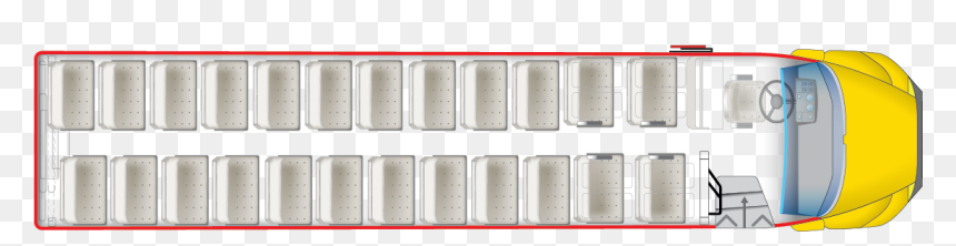 Size - Plastic, HD Png Download - bus top view png