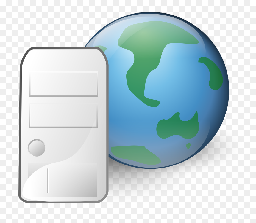Web Server Icon, HD Png Download - world wide web globe png