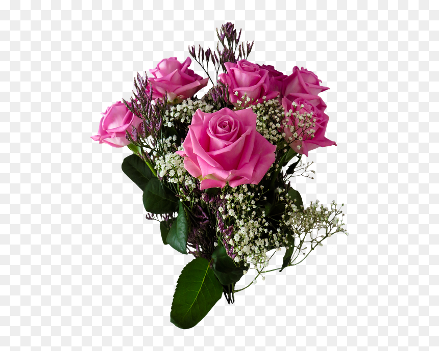 Birthday Flowers Valentineu00 - Flower Good Night Messages, HD Png Download - birthday flowers png