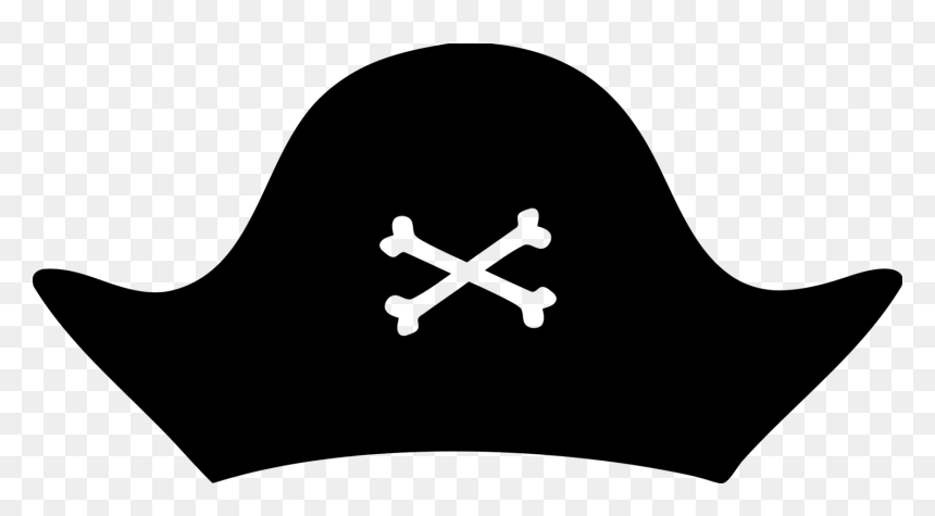Cap Clipart Pirate Hat Cap Kerchief Clothing Free Commercial - Transparent Background Pirate Hat Clipart, HD Png Download - birthday caps png