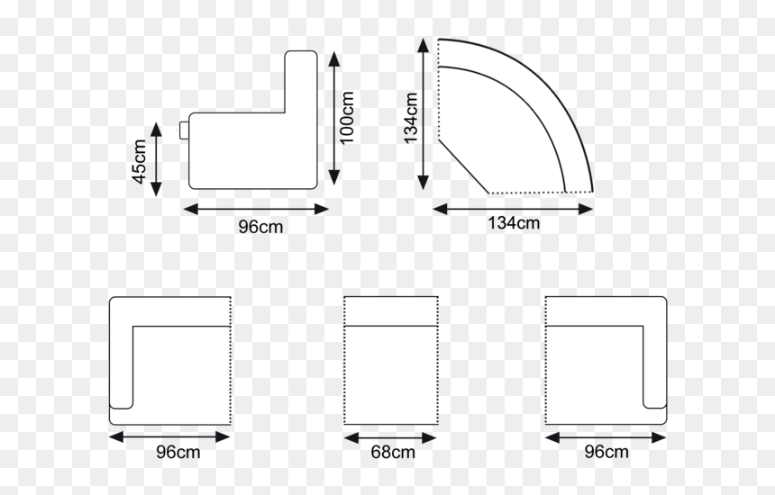 Diagram, HD Png Download - sofa plan png