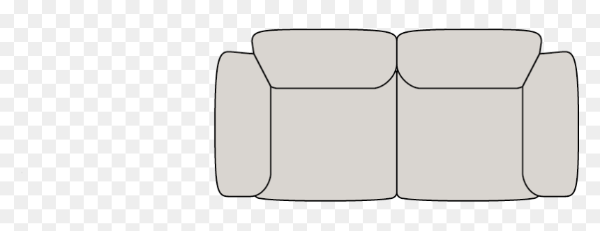Studio Couch, HD Png Download - sofa plan png