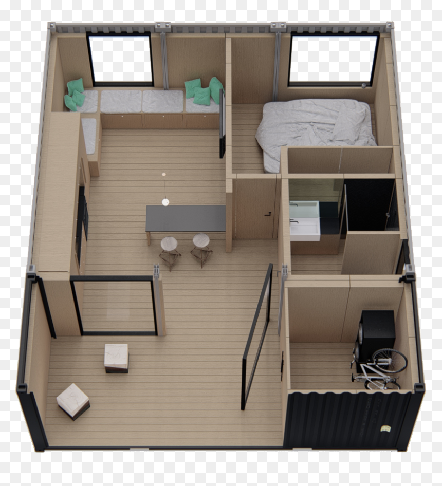 L Sofa - Floor Plan, HD Png Download - sofa plan png