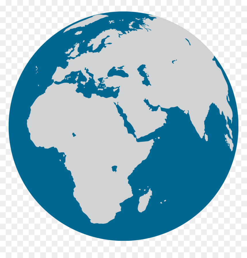 Cna Glob Icon Clipart , Png Download - Earth Logo Black And White Png, Transparent Png - glob png