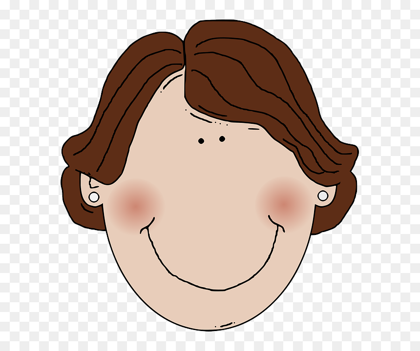 Italian Style - Girl With Brown Hair Clipart, HD Png Download - ladies hair png