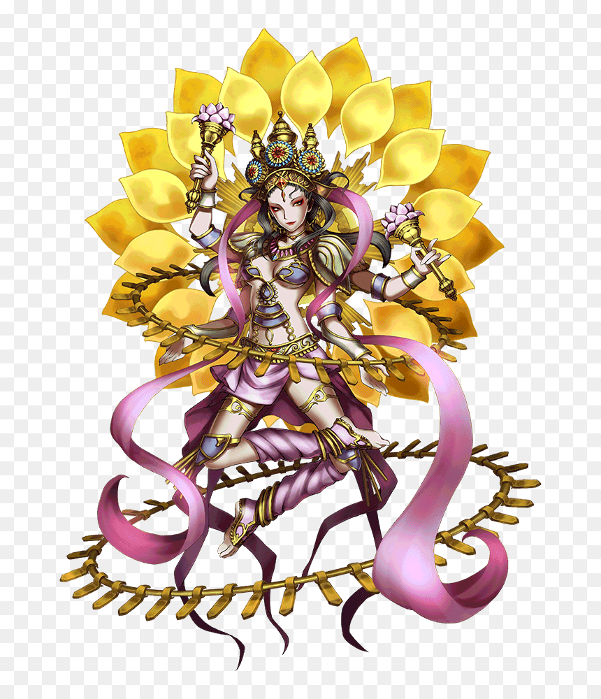 Artwork Of Lakshmi - Final Fantasy Brave Exvius All Esper, HD Png Download - goddess lakshmi png