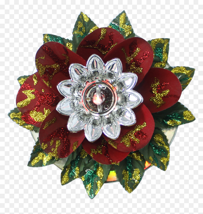 Led Light Beautiful Diya - Christmas Ornament, HD Png Download - diya png images