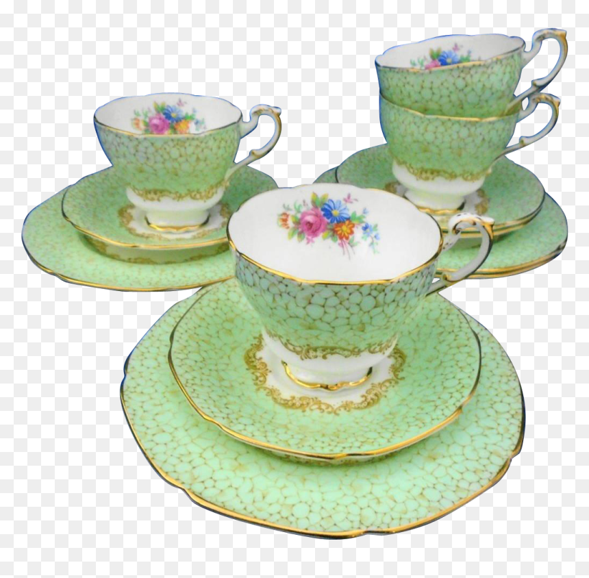 Saucer, HD Png Download - green tea cup png