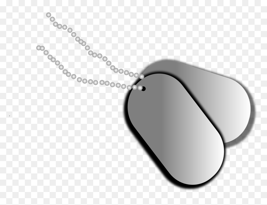 Military Dog Tag Png, Transparent Png - dog chain png