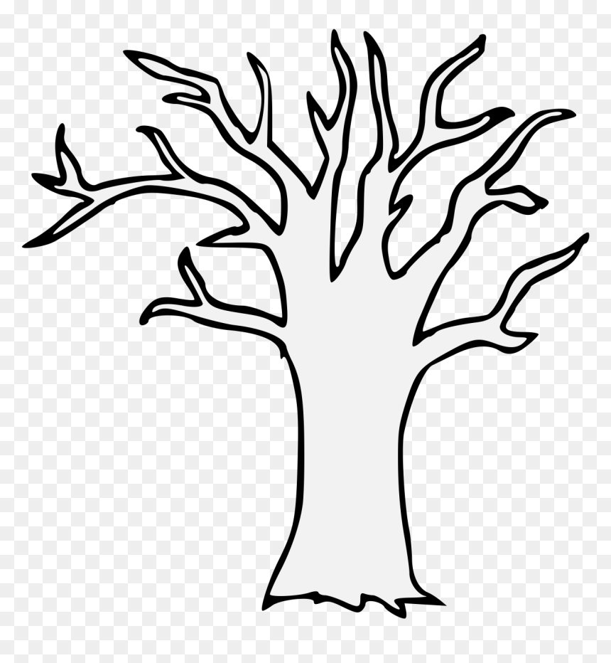 Line Art, HD Png Download - tree stem png