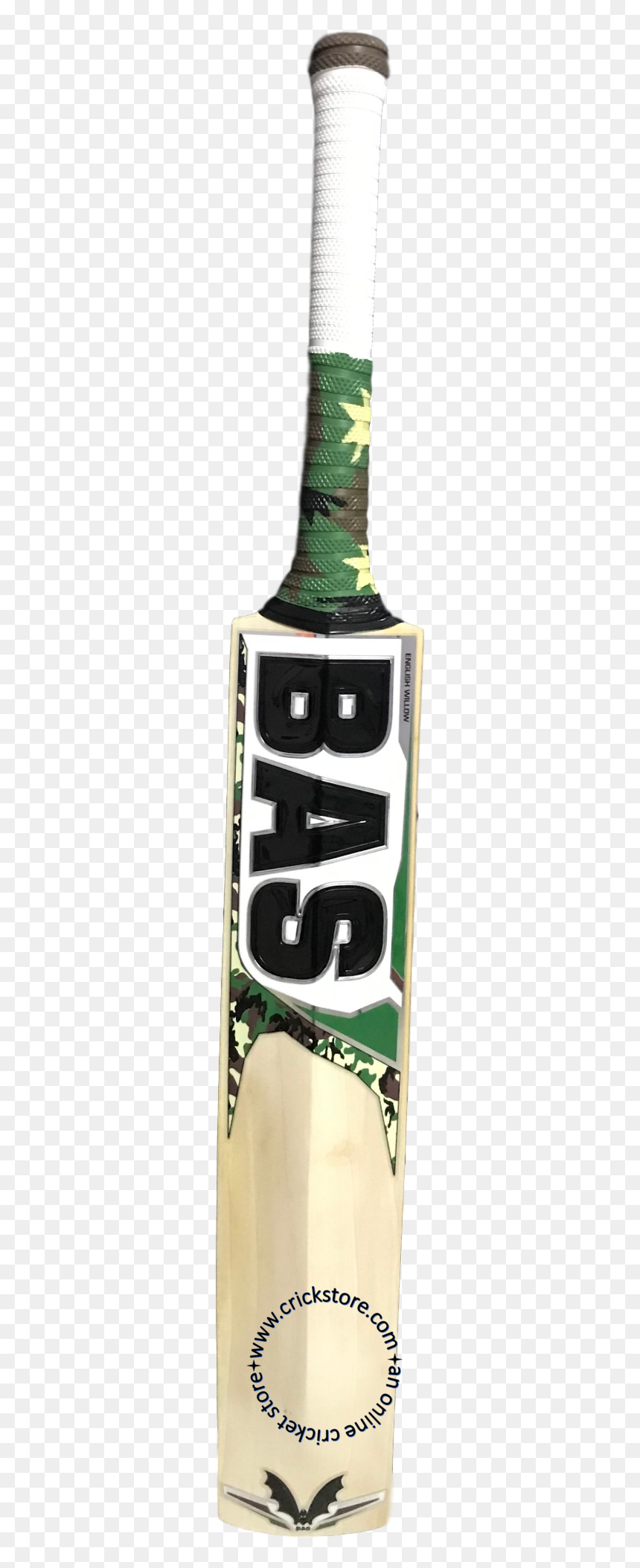 Bas Vampire Commander English Willow Cricket Bat Profile"
 - Mirto, HD Png Download - plain cricket bat png