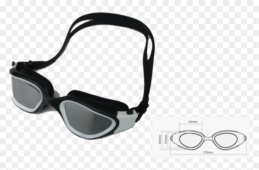 Transparent Swimming Goggles Png - Glasses, Png Download - googles png