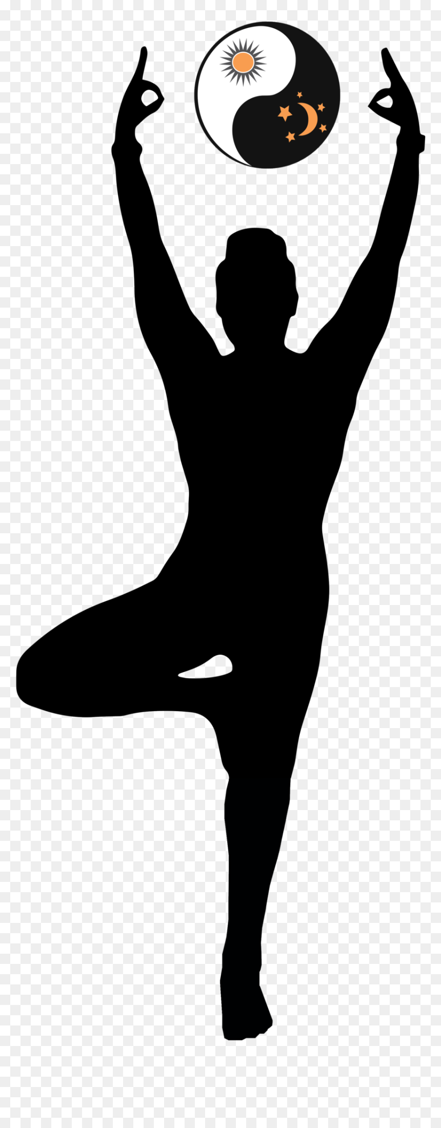 Kali Goddess Yoga Final Logo - Silhouette, HD Png Download - goddess lakshmi png