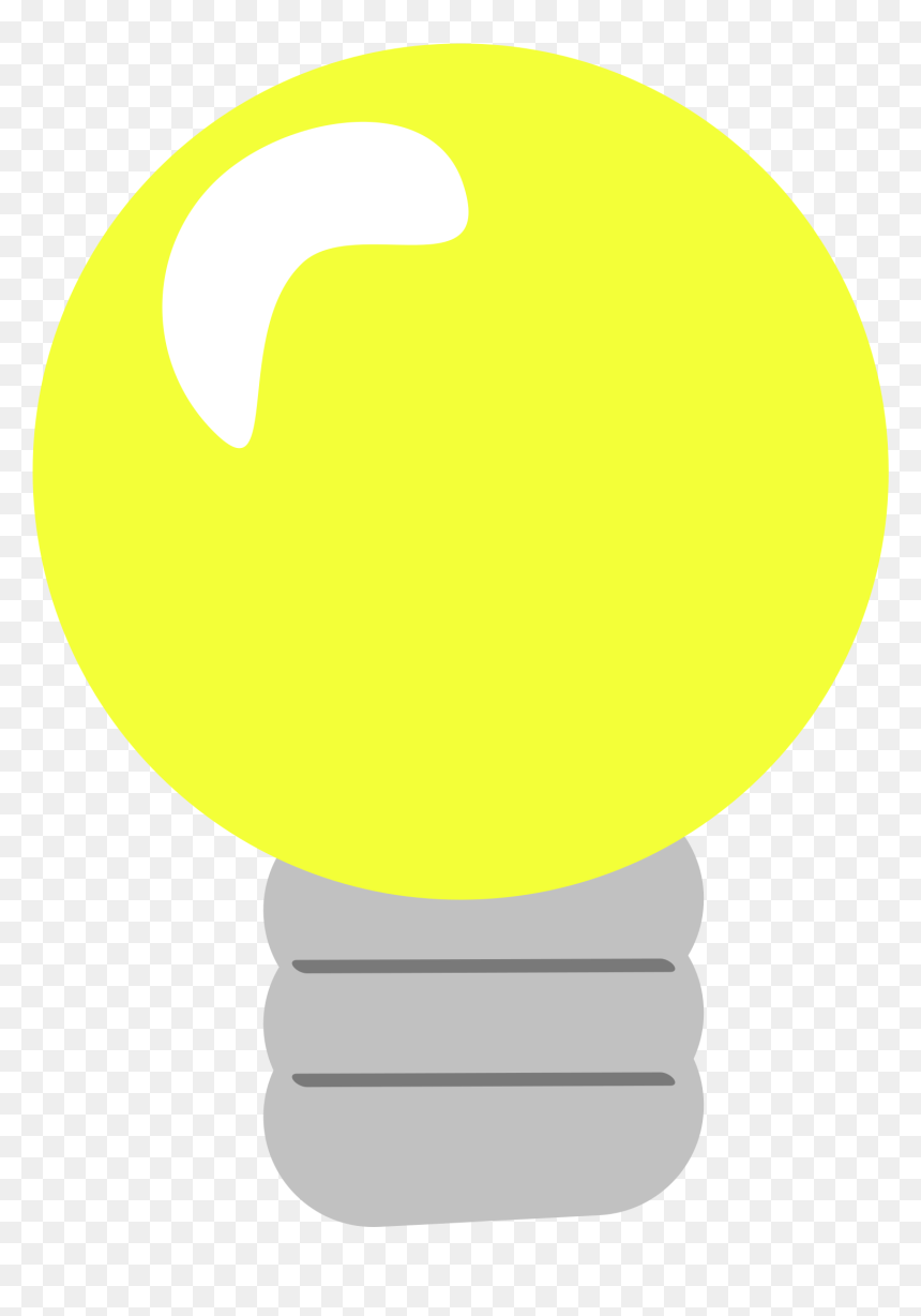 Light Bulb Clipart Png - Circle, Transparent Png - bulb clipart png