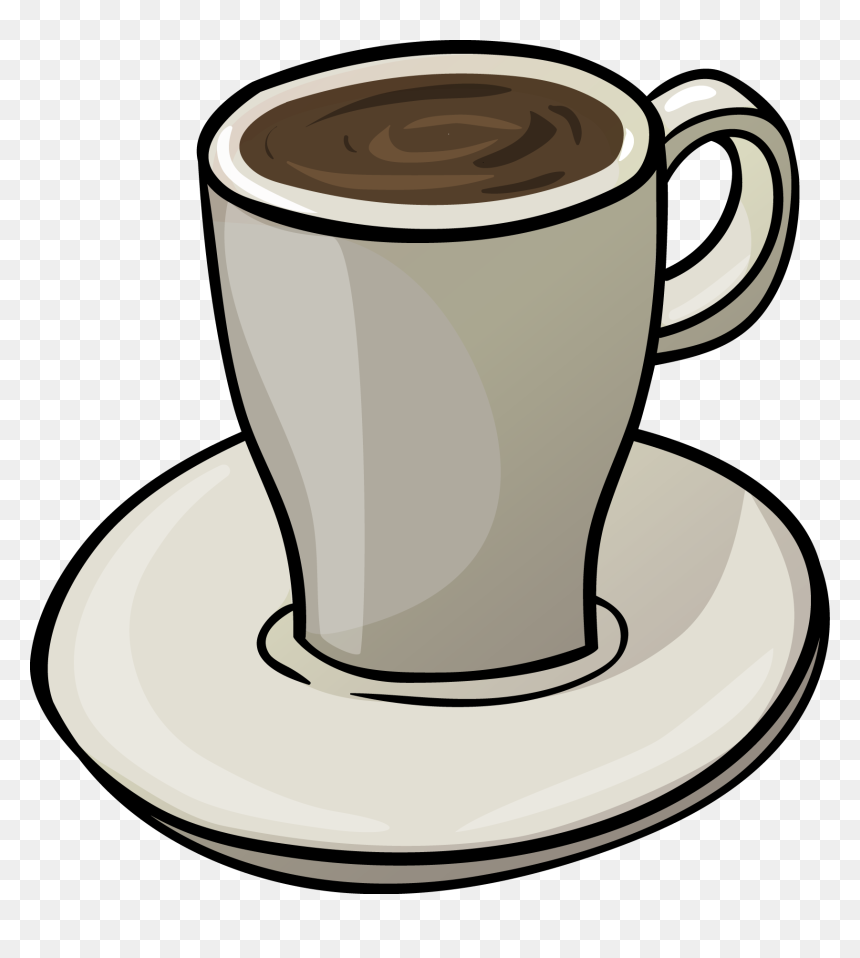 Clipart Cup Tea Biscuit - Tea Cup Cartoon Png, Transparent Png - tea smoke png