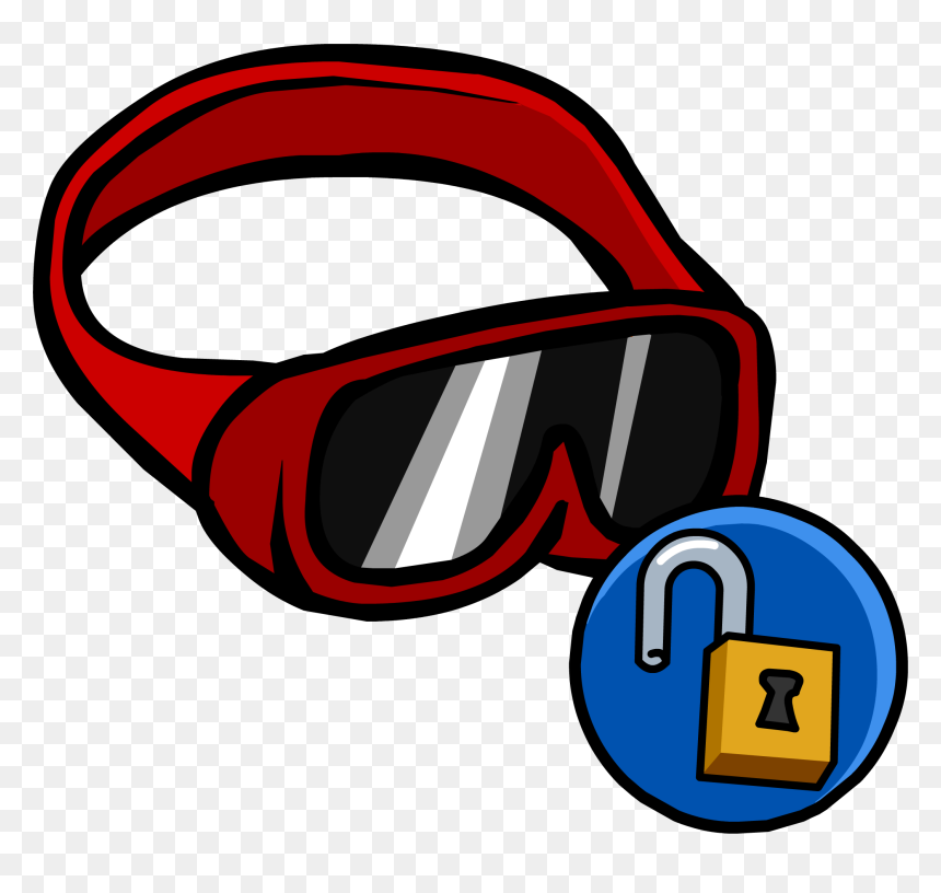 Club Penguin Rewritten Wiki - Club Penguin Ski Goggles, HD Png Download - googles png