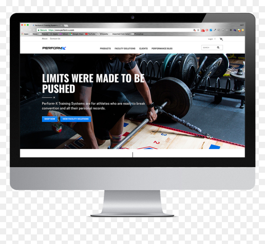 Perform X Tasked Us To Redesign And Build A New Website, HD Png Download - ecommerce website png