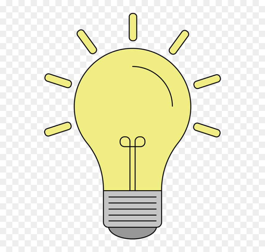 Bulb Clipart Drawing Photo - Illustration, HD Png Download - bulb clipart png
