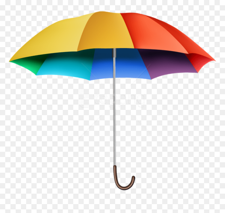 Free Png Download Rainbow Umbrella Transparent Clipart - Clipart Transparent Background Umbrella, Png Download - rain umbrella png