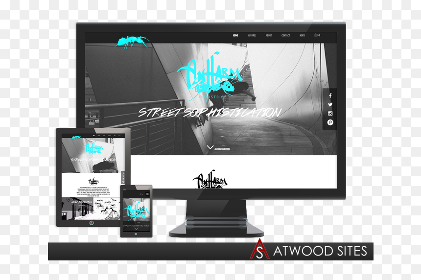 Led-backlit Lcd Display, HD Png Download - web designing images png