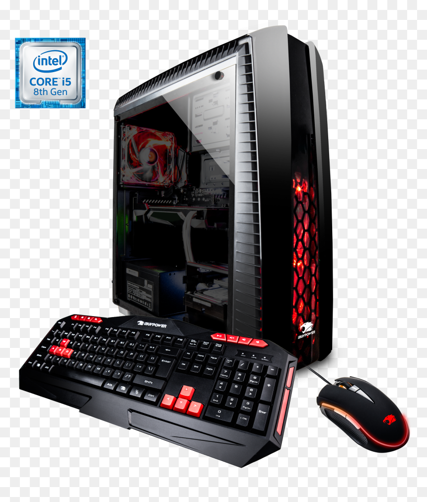 Pc Desktop I7 8700k , Png Download - Gaming Pc Cheap, Transparent Png - desktop pc png