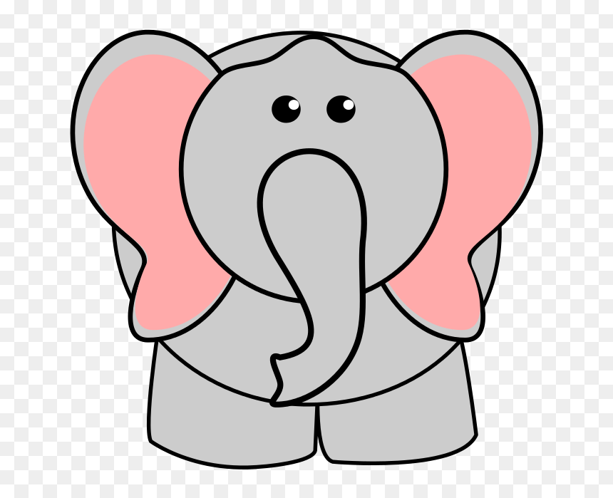 Sheep Cartoon Clipart - Elephant Front Clipart, HD Png Download - indian sheep png