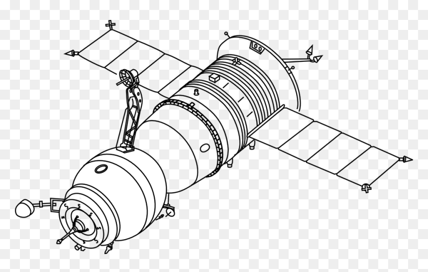 Satellite Black And White, HD Png Download - satellite images png