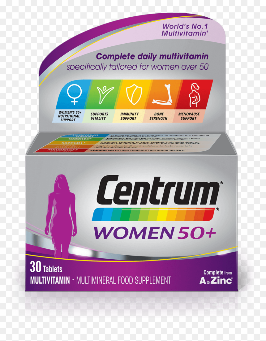 Centrum Women 60 Tablets, HD Png Download - ladies hair png