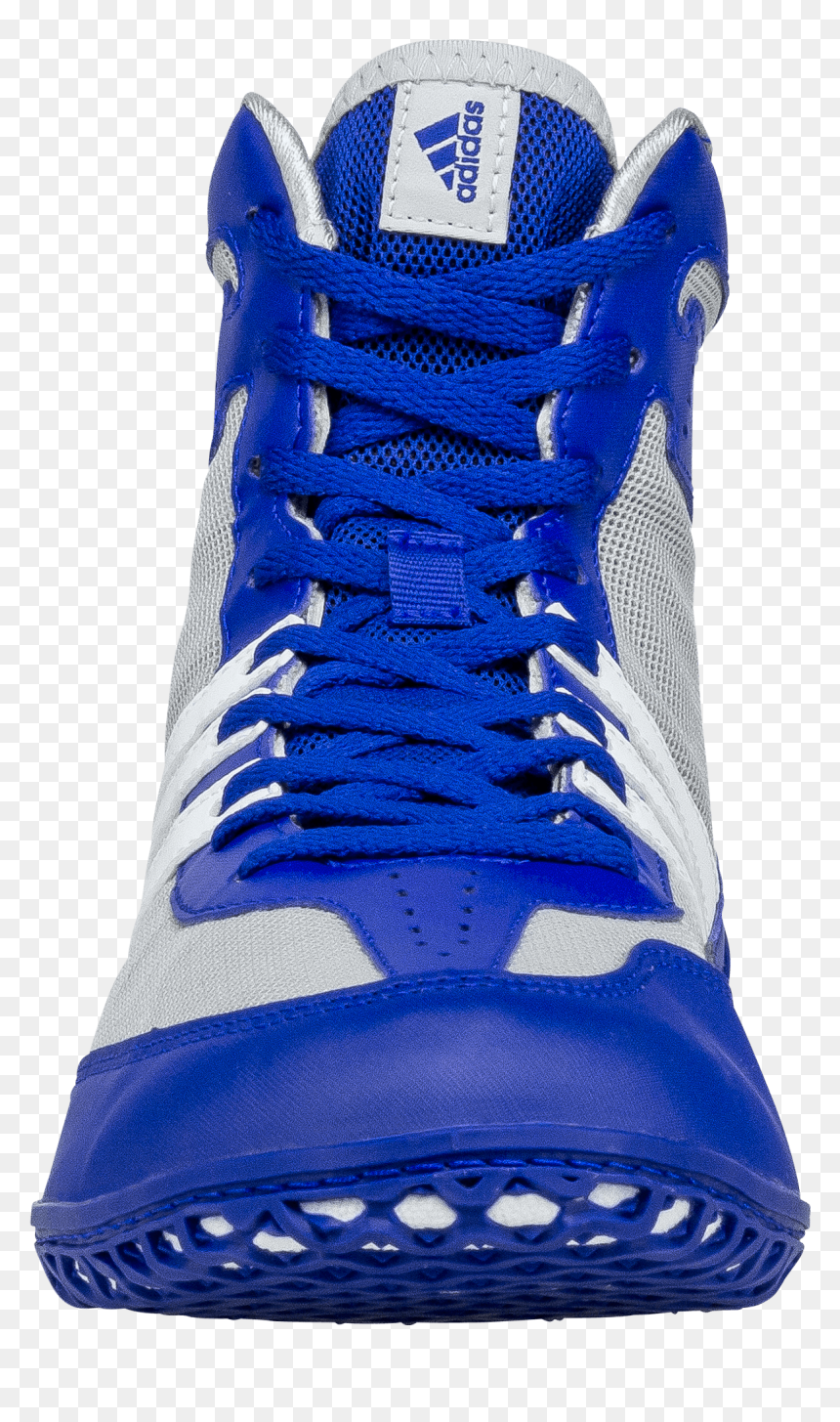 Adidas Mat Wizard Royal White Grey Royal Blue White - Png Shoes Front, Transparent Png - adidas shoes png