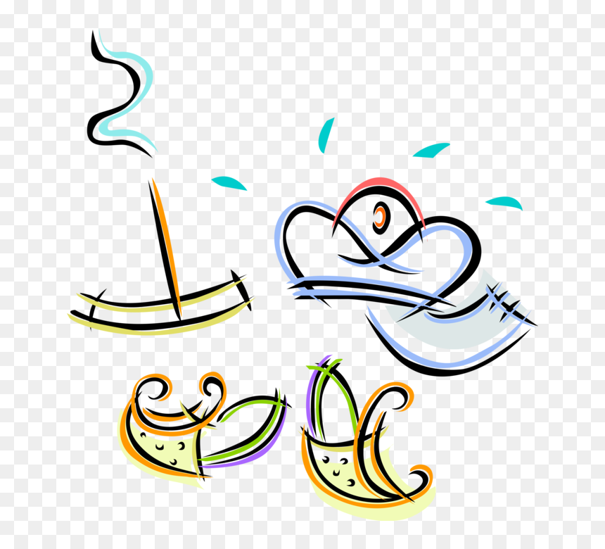 Vector Illustration Of East Indian Turban With Khussa, HD Png Download - turban logo png