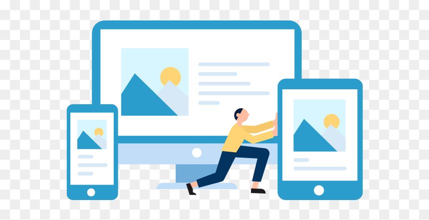 Why Fastrax Infotech For Responsive Web Designing Services - Responsive Web Design, HD Png Download - web designing images png