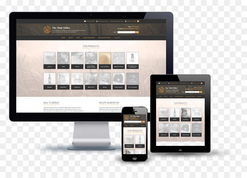 Responsive Web Design And Development For E-commerce - Boxplosive, HD Png Download - ecommerce website png