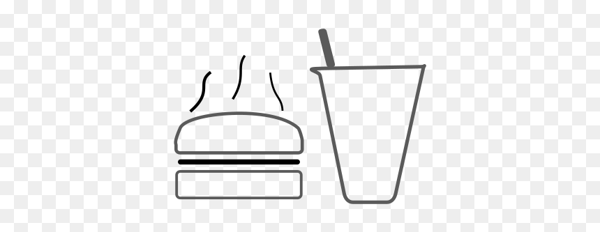 Cooldrinks And Snacks - Line Art, HD Png Download - cool drinks images png