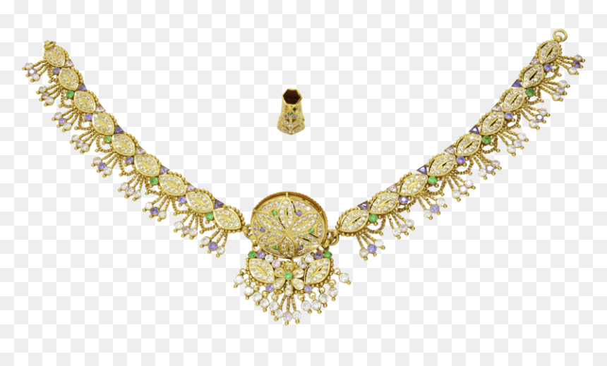 Borset - Necklace, HD Png Download - gold jewellery models wallpapers png