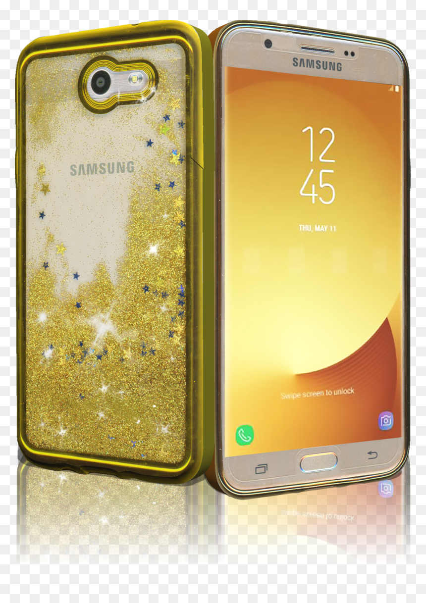 Samsung Galaxy J7 Mm Electroplated Glitter Case With - Samsung Galaxy, HD Png Download - samsung j7 png