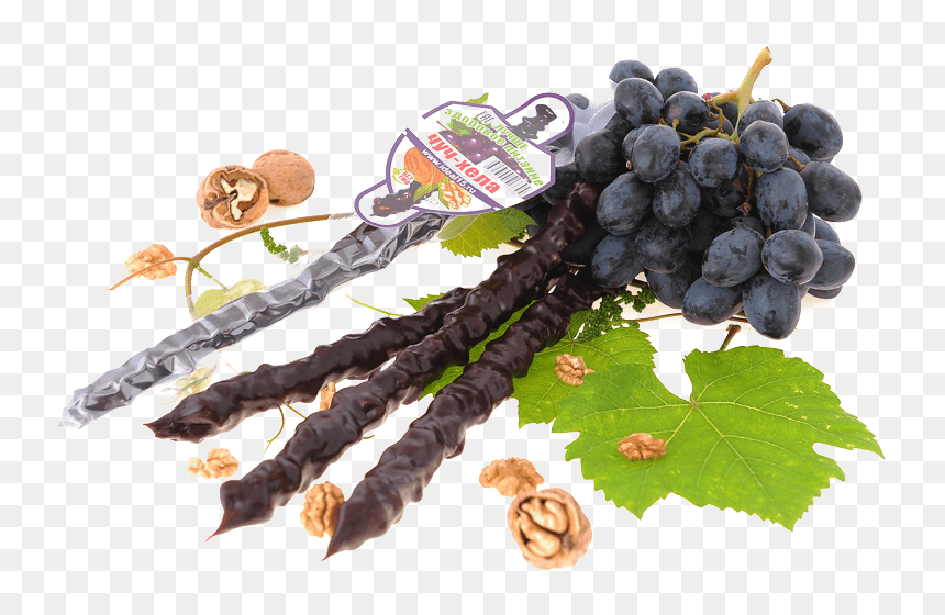 Chuch-hela With Walnut - Seedless Fruit, HD Png Download - black grapes png